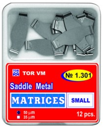 Matrici dentare Saddle Plate standard MICI TOR VM 12 buc 