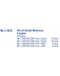 Kit matrici metalice sectionale conturate MARI TOR VM 30buc/kit 